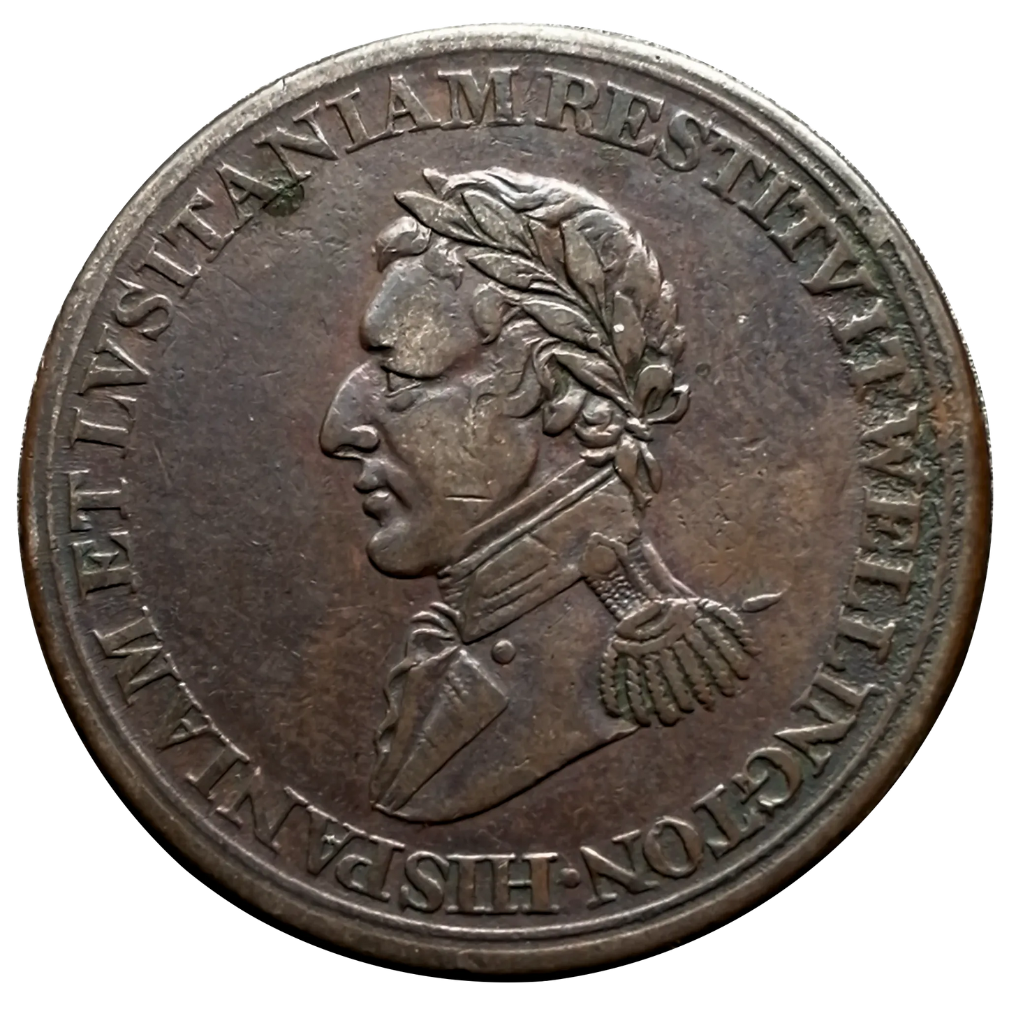 Canada Half Penny Wellington Token 1812 7,76 gr