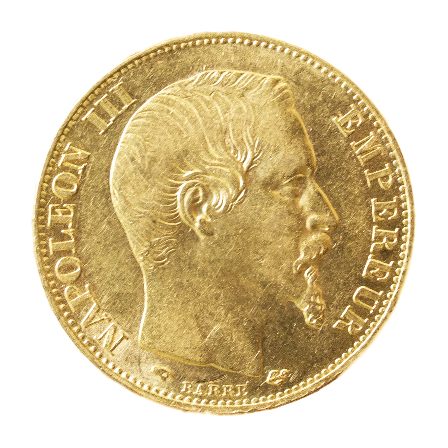 Napoleón III (1852-1870) 20 francos de oro 1856 En París 6,43 gr Magnífico