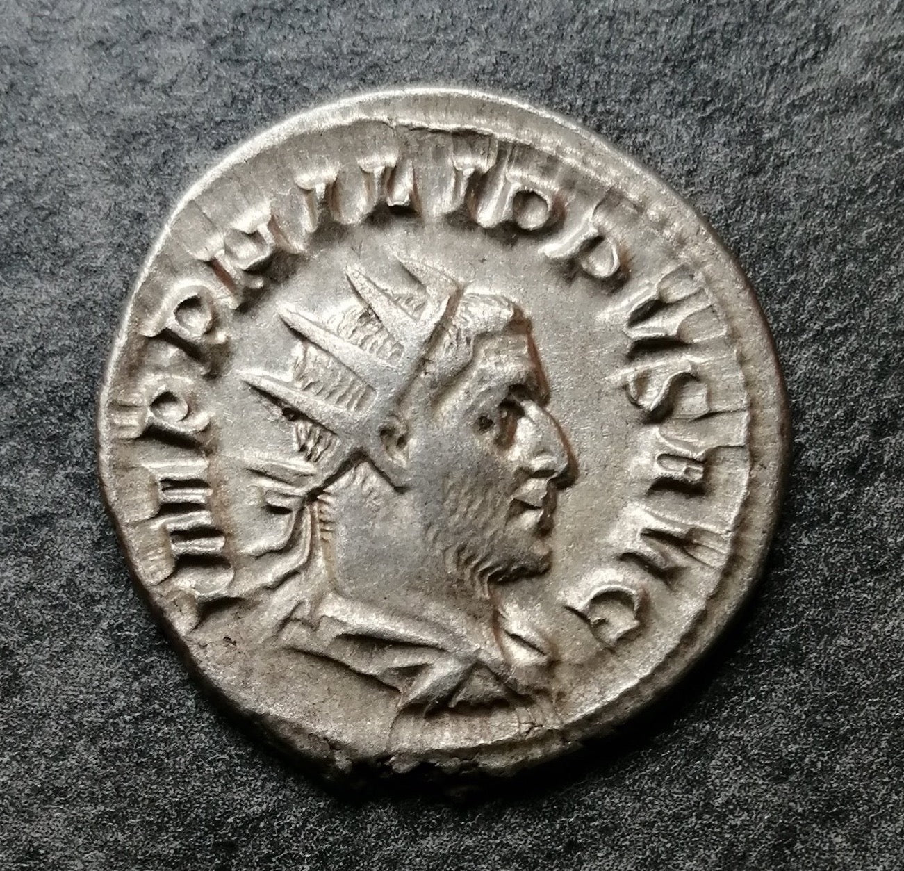 Felipe I el Árabe - Antoninianus - Fides Ejercicios - 3.28 gr