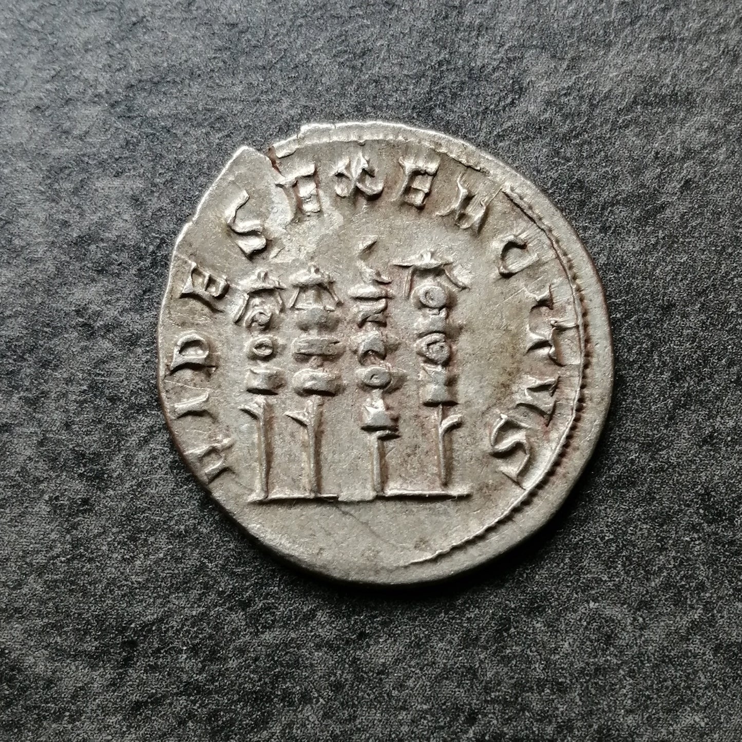 Felipe I el Árabe - Antoninianus - Fides Ejercicios - 3.28 gr