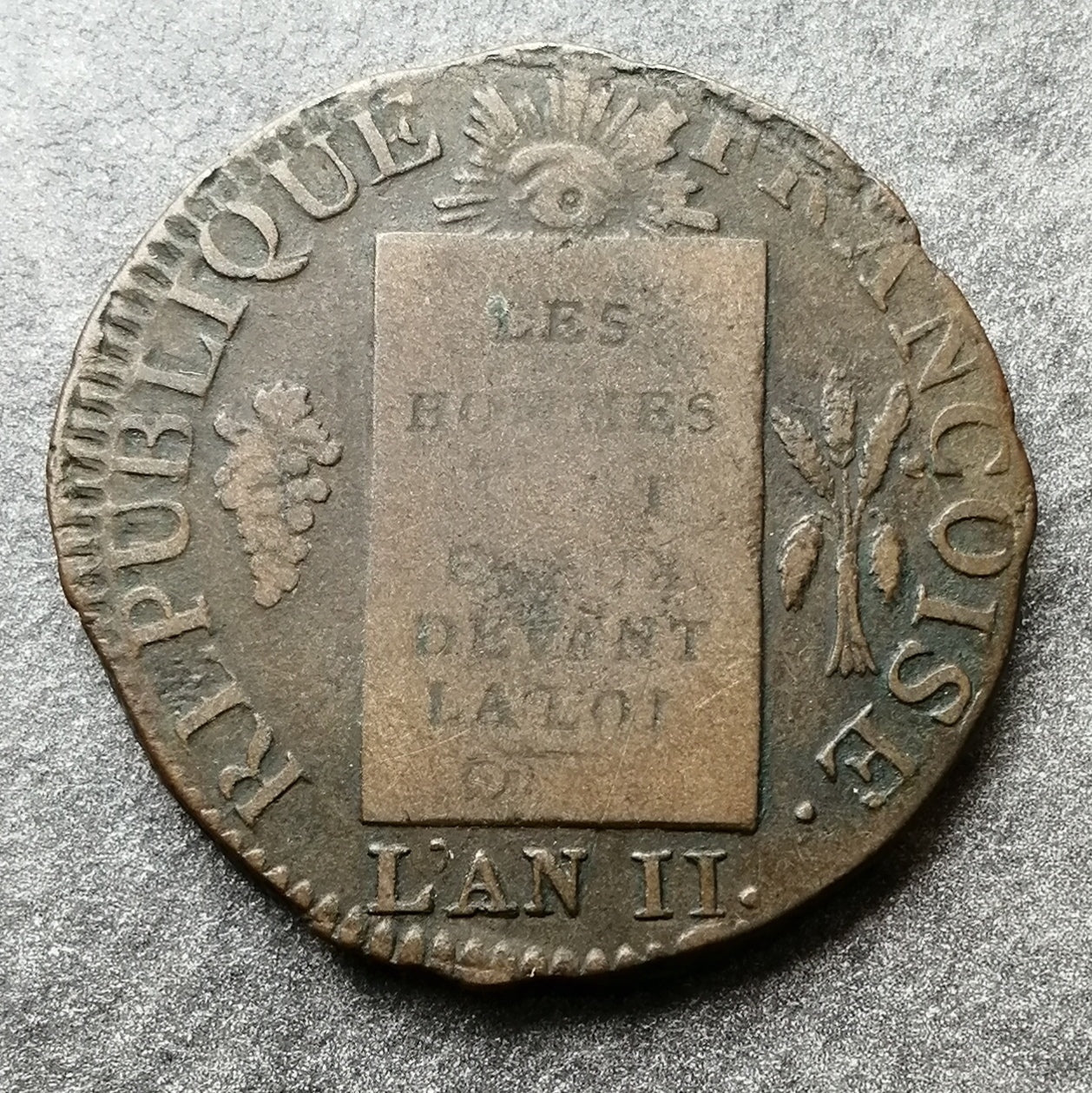 Convention - Sol for balances - 1793 I Limoges - 11.93 gr