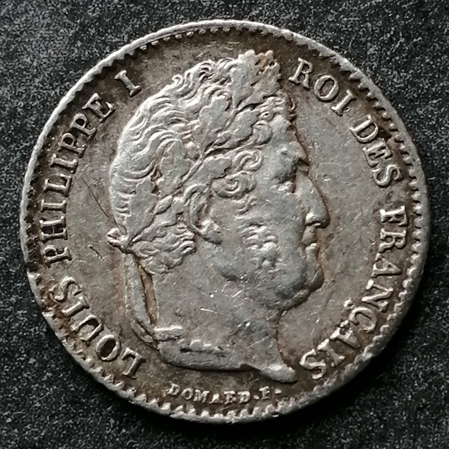 Luis Felipe (1830-1848) 1/4 franco 1834 I Limoges 1,25 gr Plata - G. 355