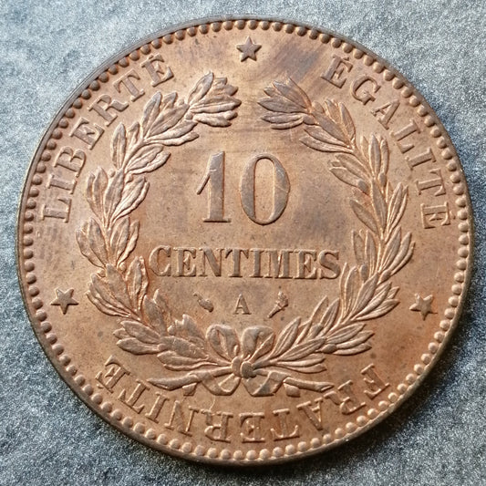 Ceres 10 Céntimos 1897 Bronce 9,72 gr G. 265a