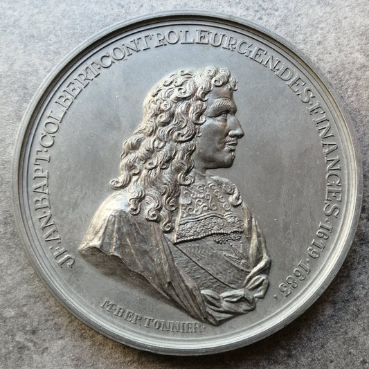 Medal Jean Baptiste Colbert Controller General of Finance 1619 1683 172.29 gr