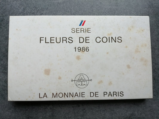 Caja de flores para monedas - 1986 - Monnaie de Paris