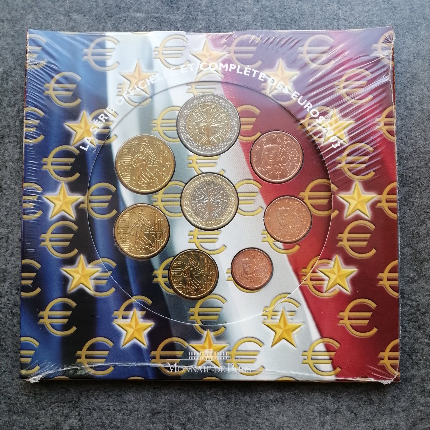 Monnaie de Paris - Francia Euros BU set 2003