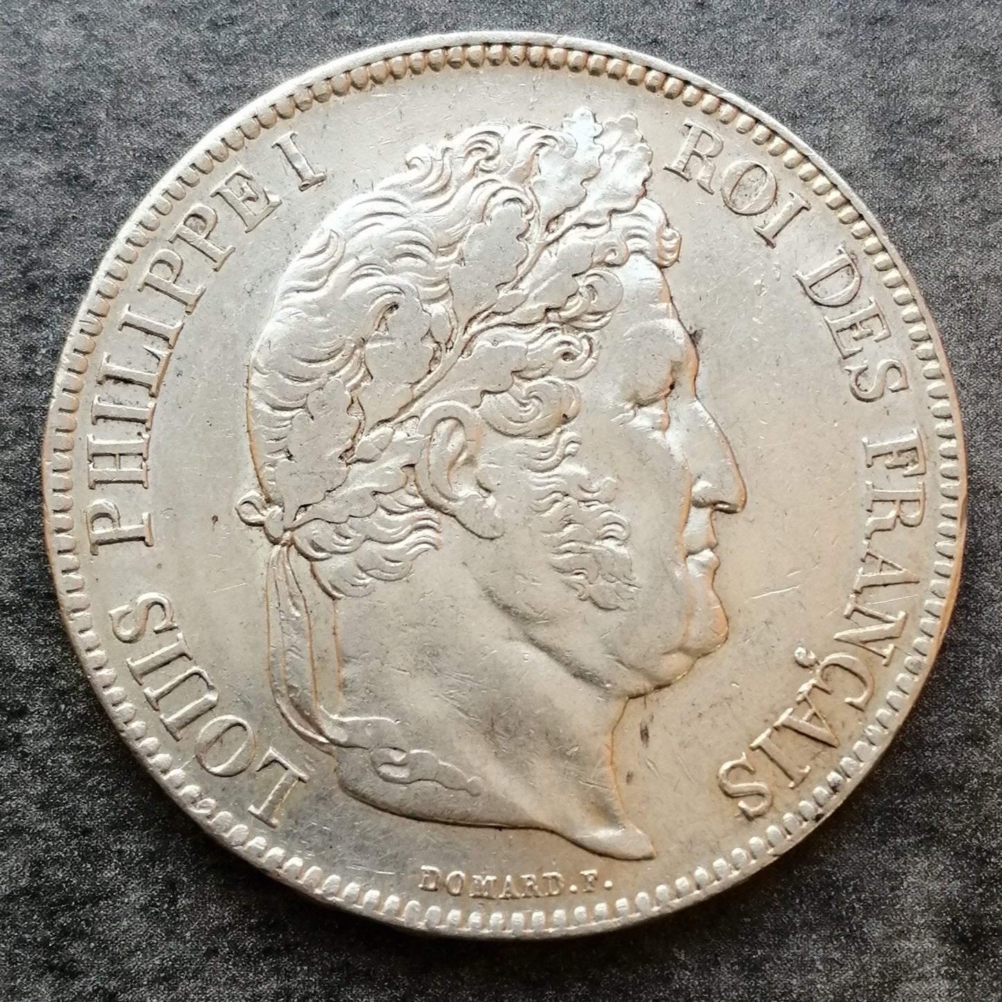 Louis Philippe (1830-1848) 5 francos 1835 K Plata Burdeos - 24,89 gr - G.678