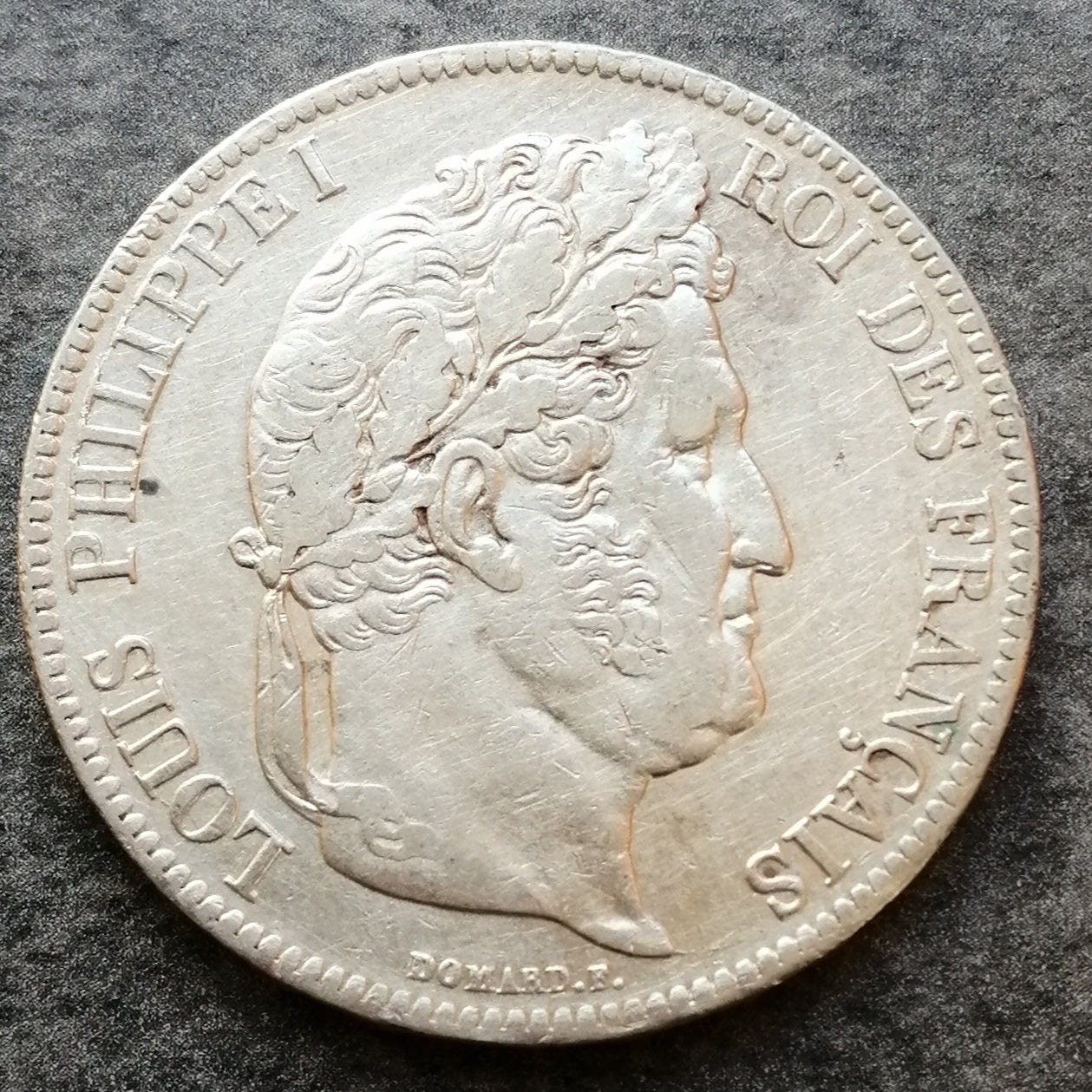 Luis Felipe (1830-1848) 5 francos 1836 A París Plata 24,85 gr G. 678