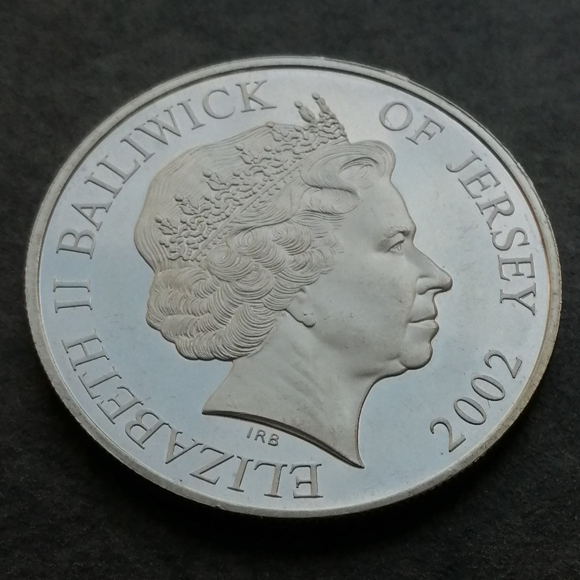 Jersey 5 pounds 1900 2002 Argent Queen Elizabeth The Queen Mother