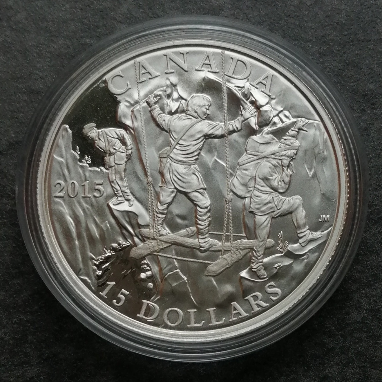 Canadá - 15 dólares - 2015 - Explorando Canadá - Moneda de Plata