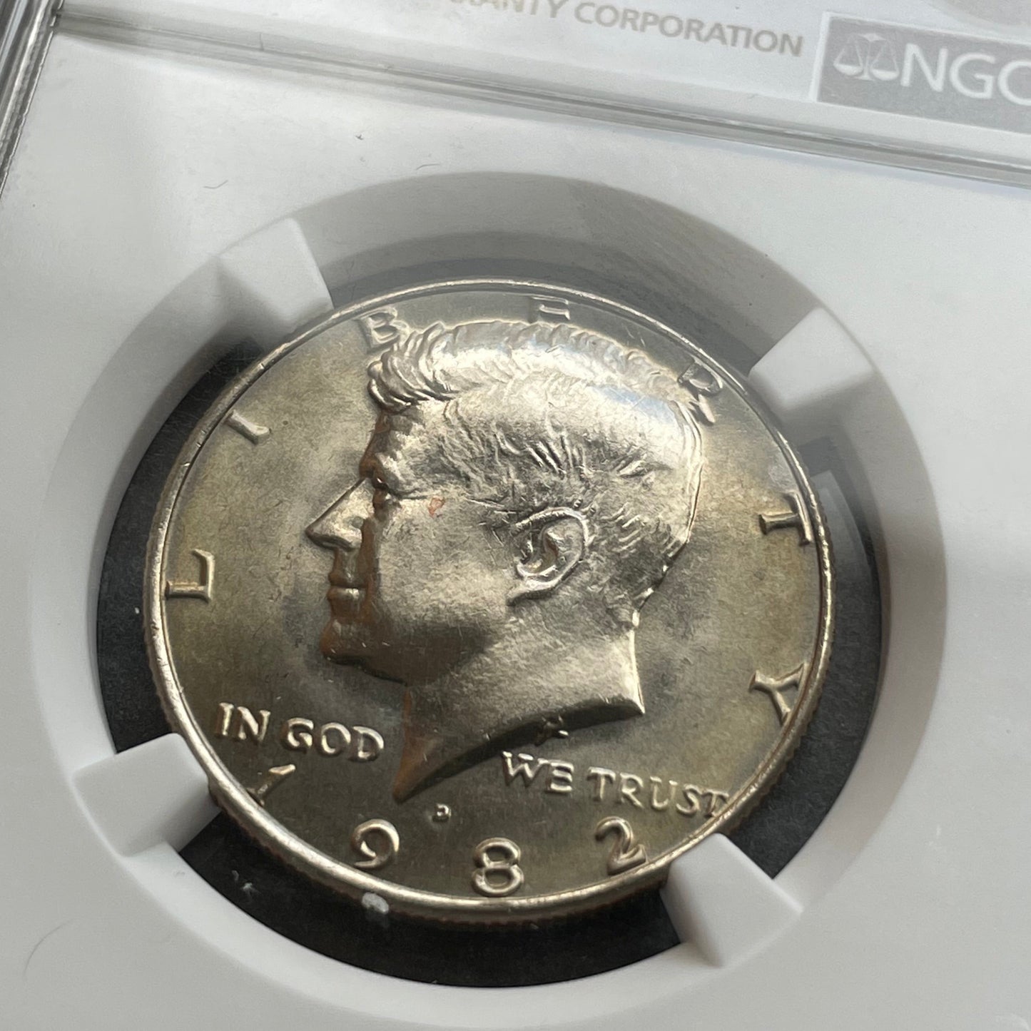 Medio dólar estadounidense (½$) "Kennedy Half Dollar" 1982 D Denver NGC MS66