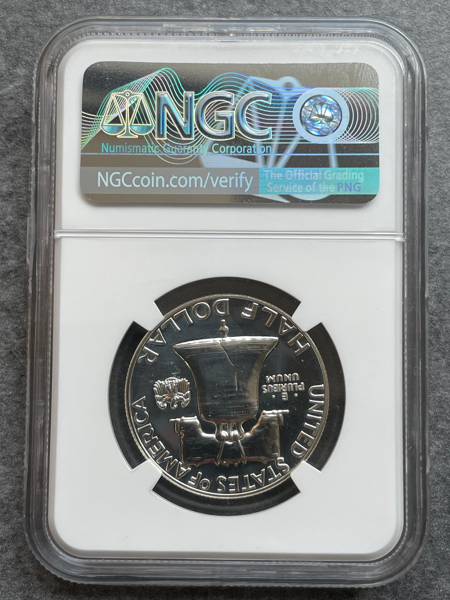 Medio Dólar USA (½ $) "Franklin Medio Dólar" 1963 Plata NGC PF67 PROOF