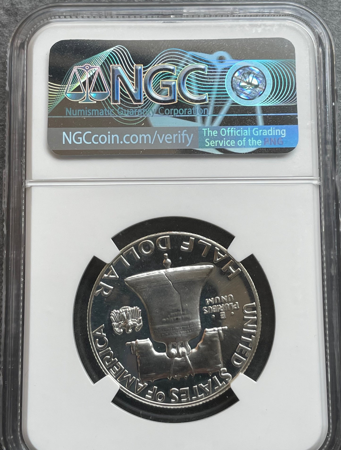 Medio Dólar USA (½ $) "Franklin Medio Dólar" 1962 Plata NGC PF67 PROOF