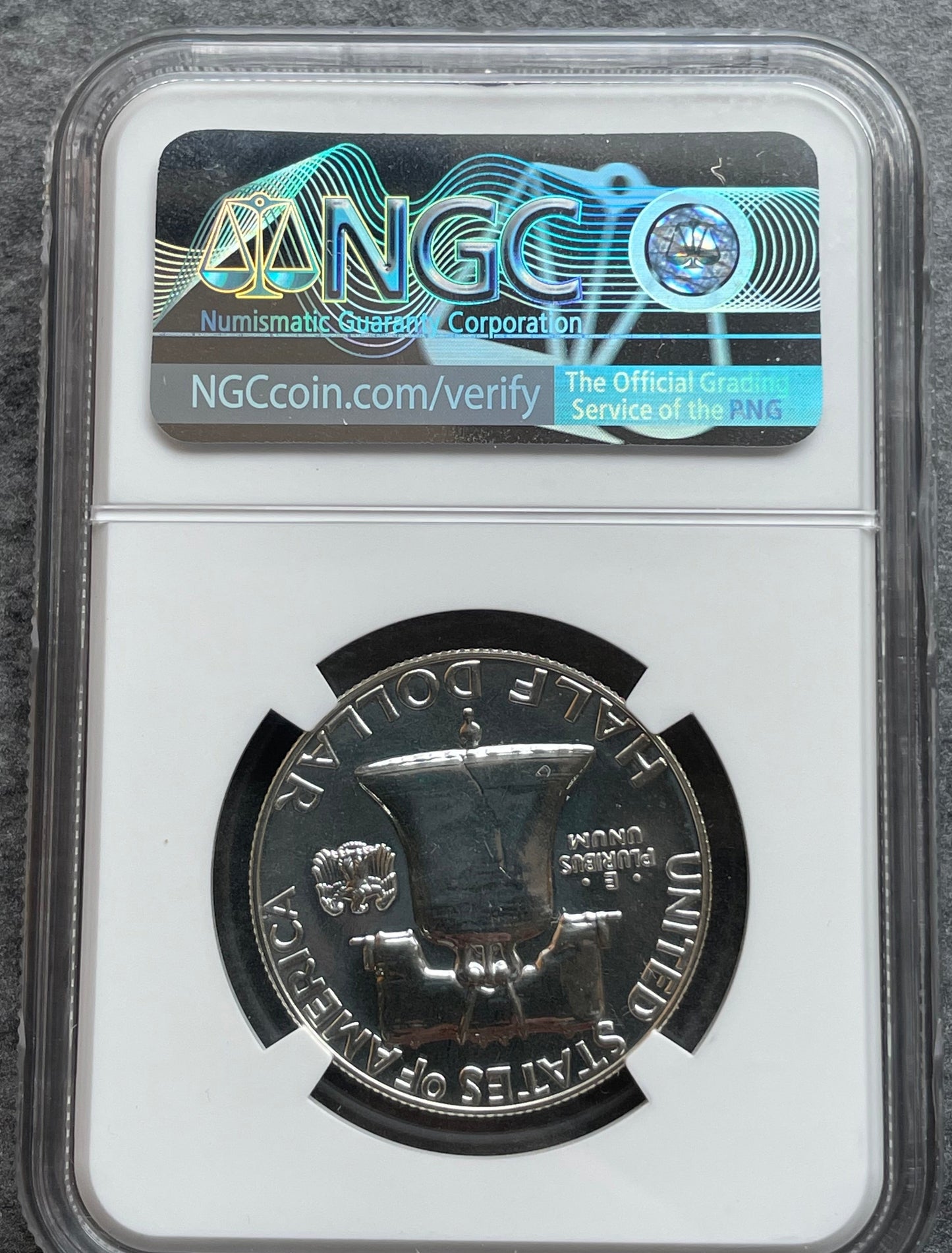 Medio Dólar USA (½ $) "Franklin Medio Dólar" 1961 Plata NGC PF67 PROOF