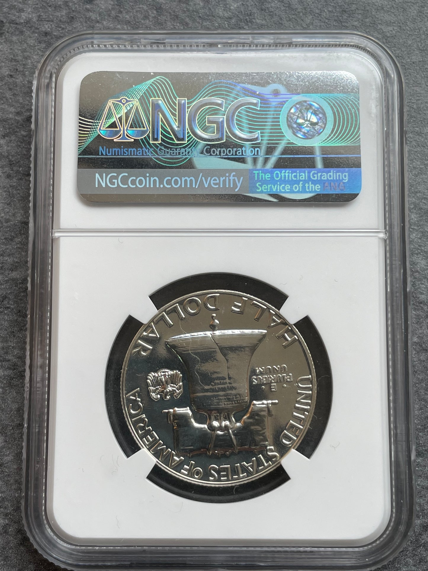 Medio Dólar USA (½ $) "Franklin Medio Dólar" 1960 Plata NGC PF67 PROOF