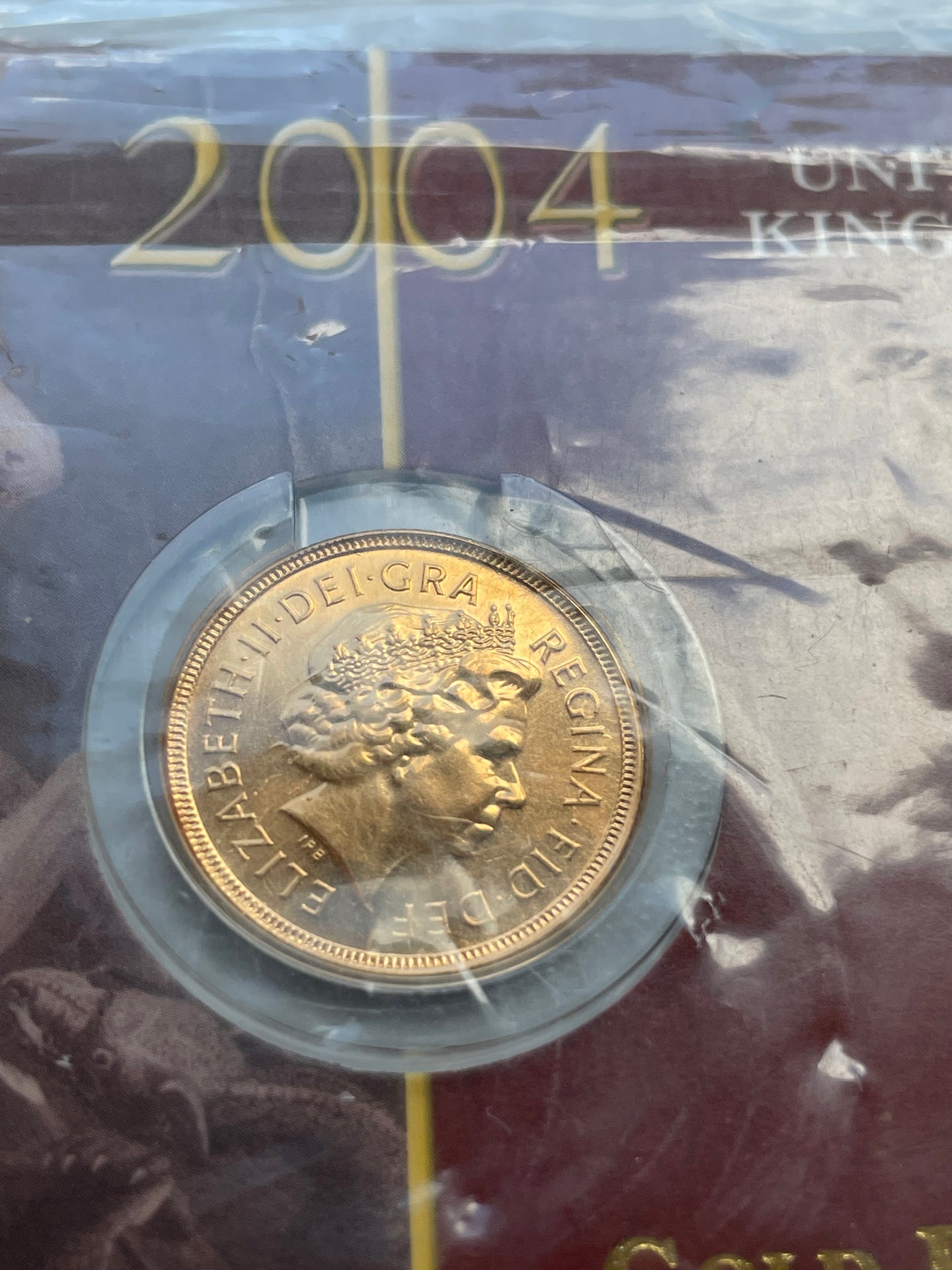 UK Angleterre United Kingdom Souverain Or 2004 Gold Sovereign in Presentation Packaging 7,99 gr Elisabeth II