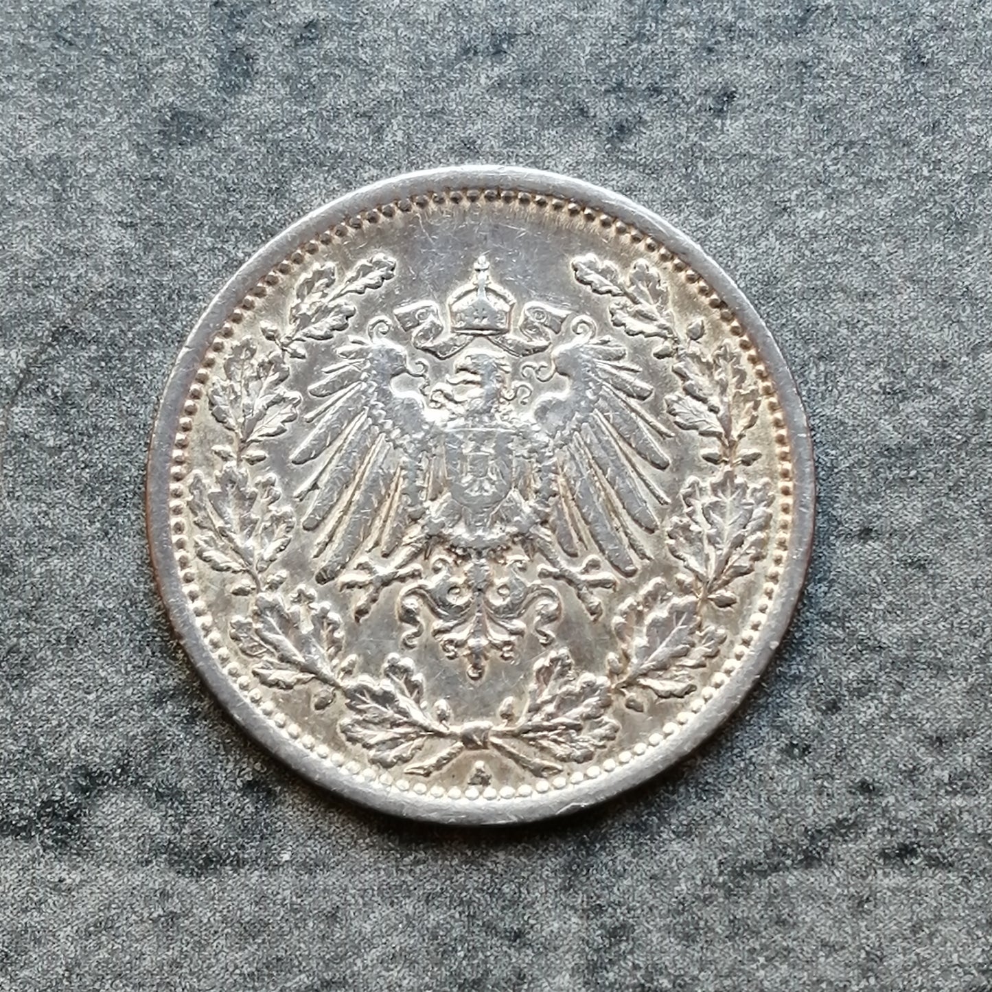 Germany 1/2 Mark 1916 A Silver 2,74 gr