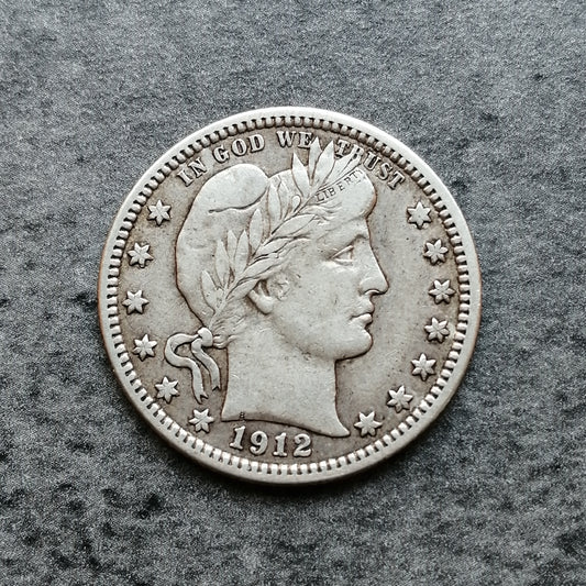 USA Quarter Dollar 1912 Argent 6,15 gr