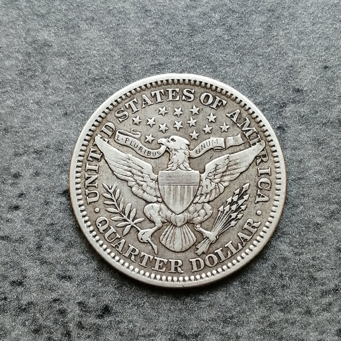 USA Quarter Dollar 1912 Argent 6,15 gr