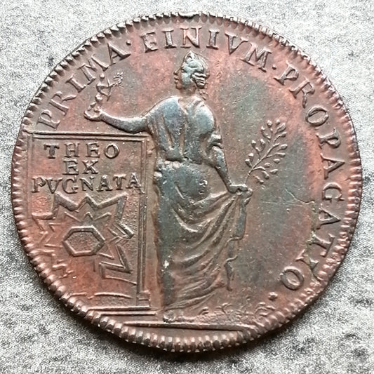 Ficha Luis XIV (1643-1715) Captura de Thionville 1643 5,22 gr