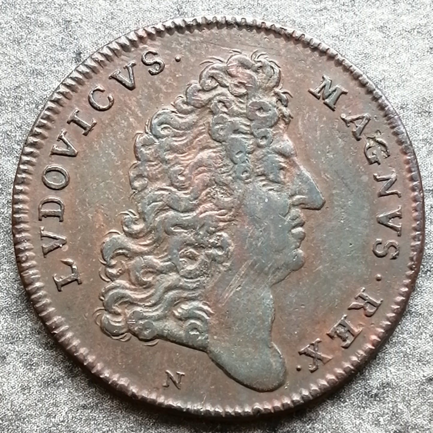 Ficha Luis XIV (1643-1715) Captura de Thionville 1643 5,22 gr