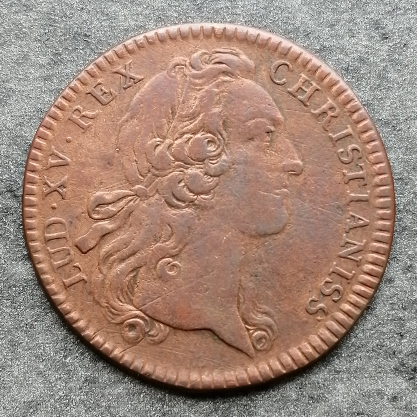 Ficha Luis XV (1715-1774) Piezas Casuales 1742 6,61 gr