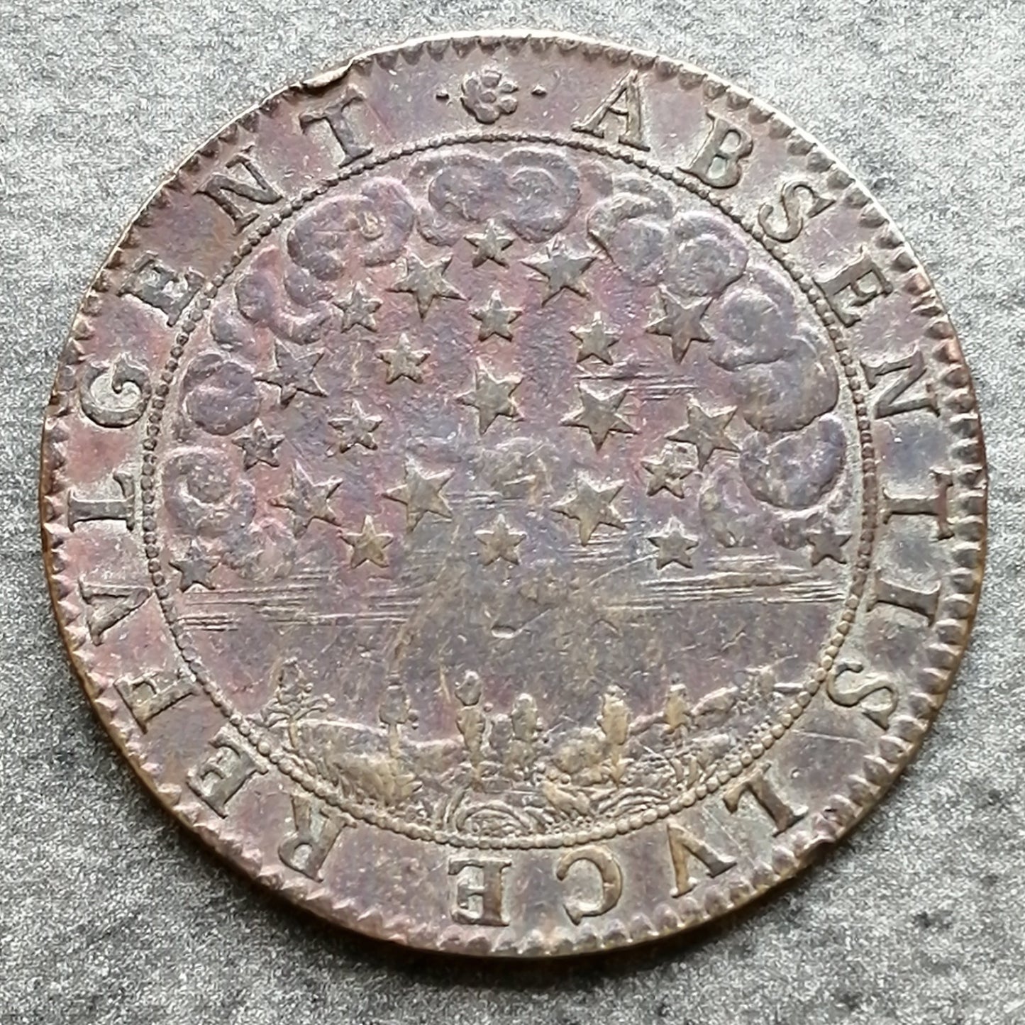 Token Dombes Ana María Luisa de Orleans 1635 6,81 gr