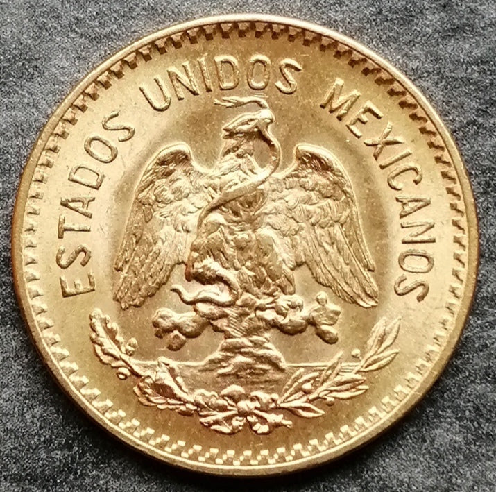 México Diez Pesos 1959 M Oro 8.35 gr