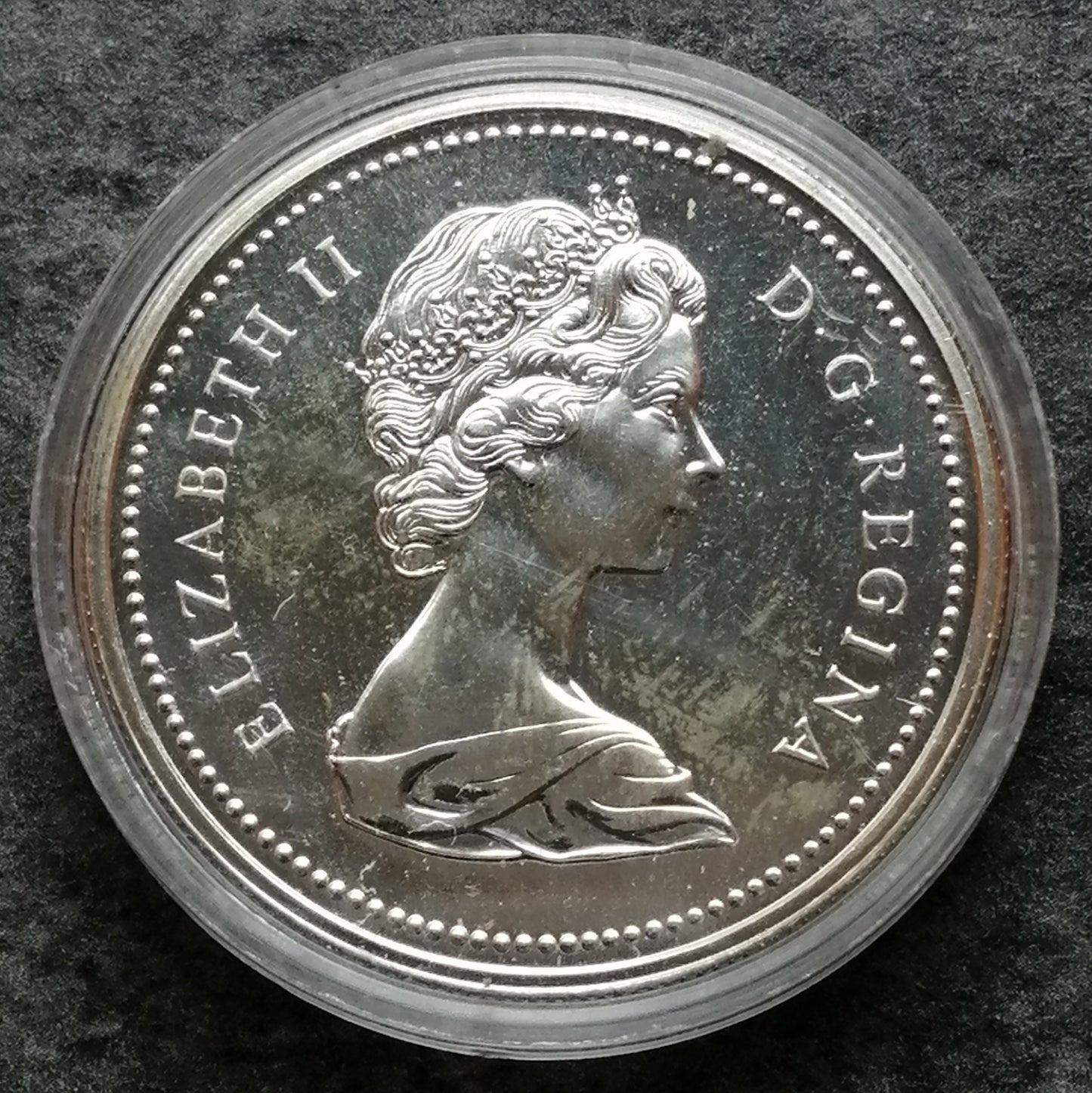 Dólar Canadiense 100 años Winnipeg 1874 1974 Plata 23,32 gr