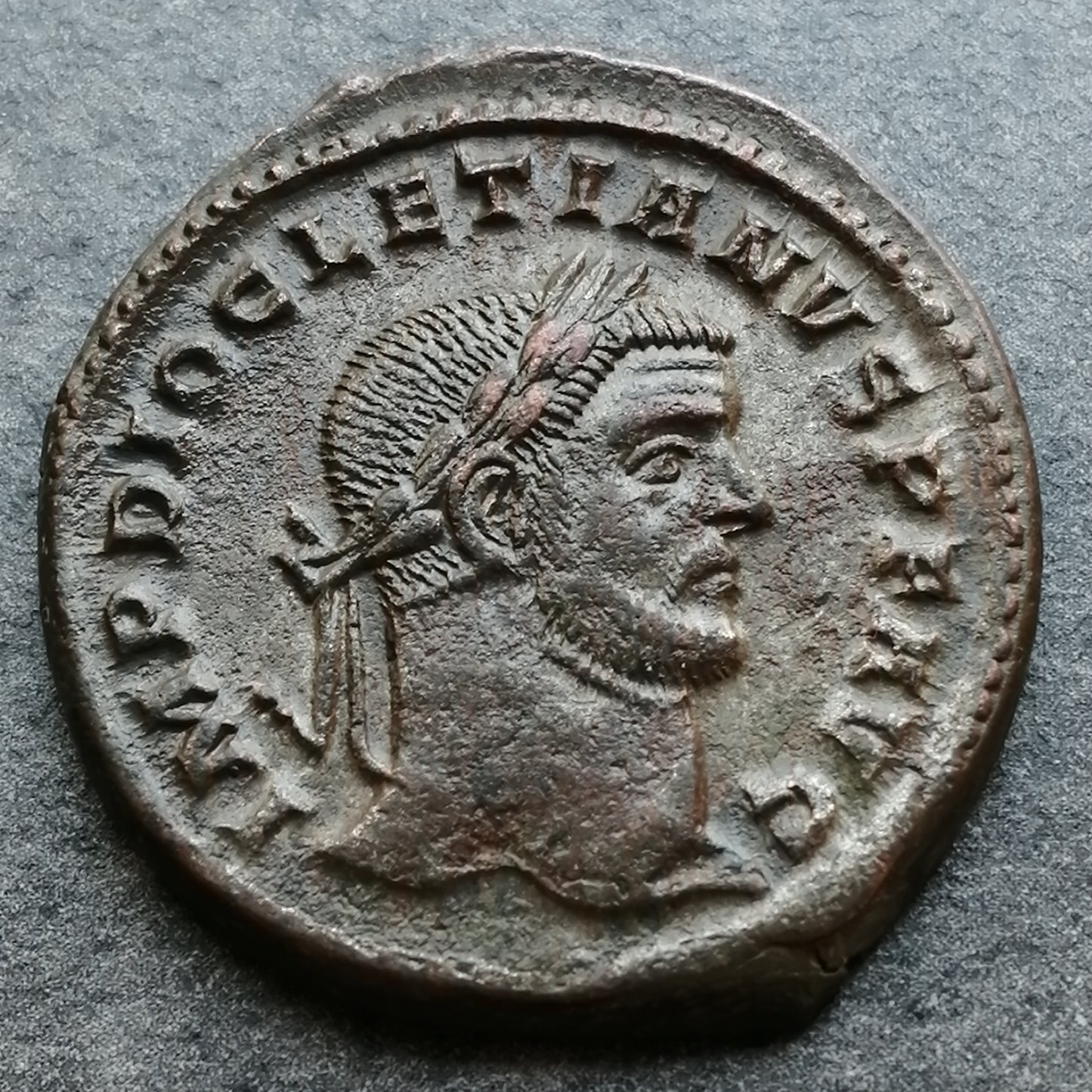 Diocleciano (285-305) Follis Genio Populi Romani Trier 9,60 gr 28 mm