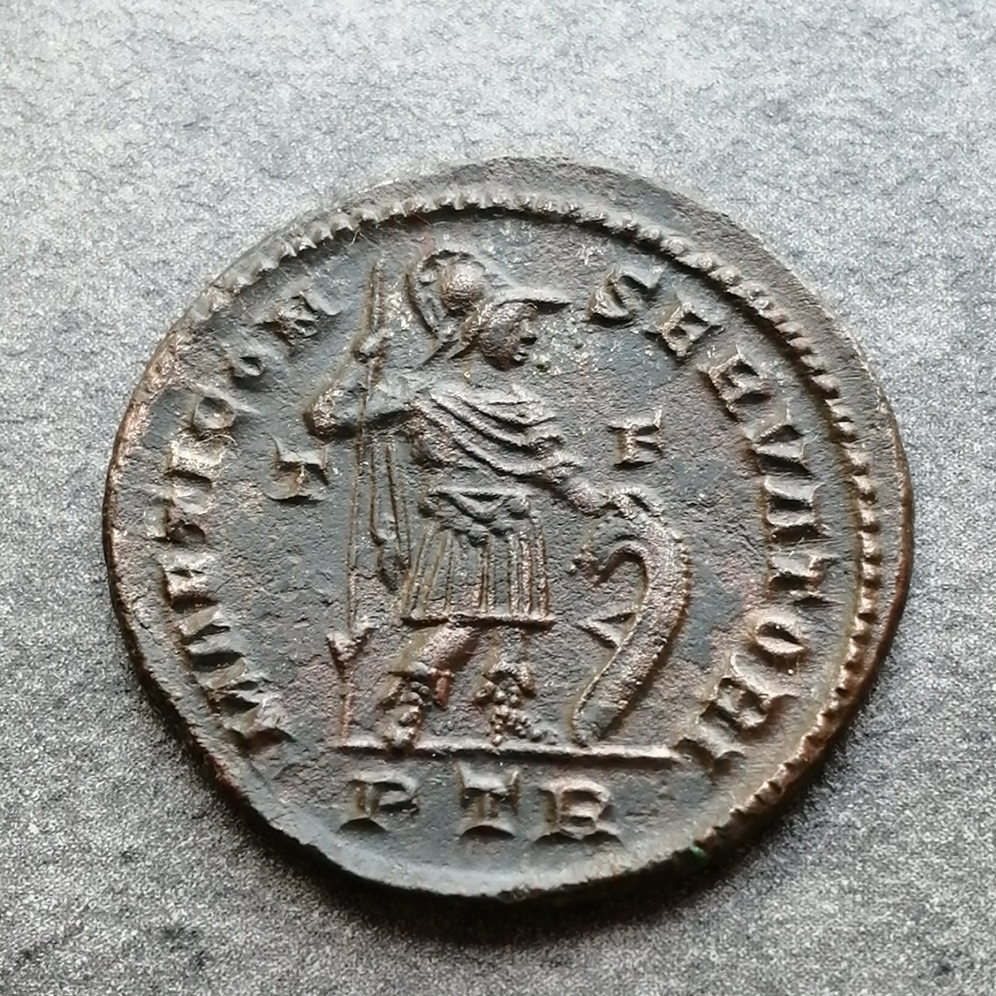 Constantino I (306-337) Follis Marti Conservatori Trier 4,55 gr 22 mm