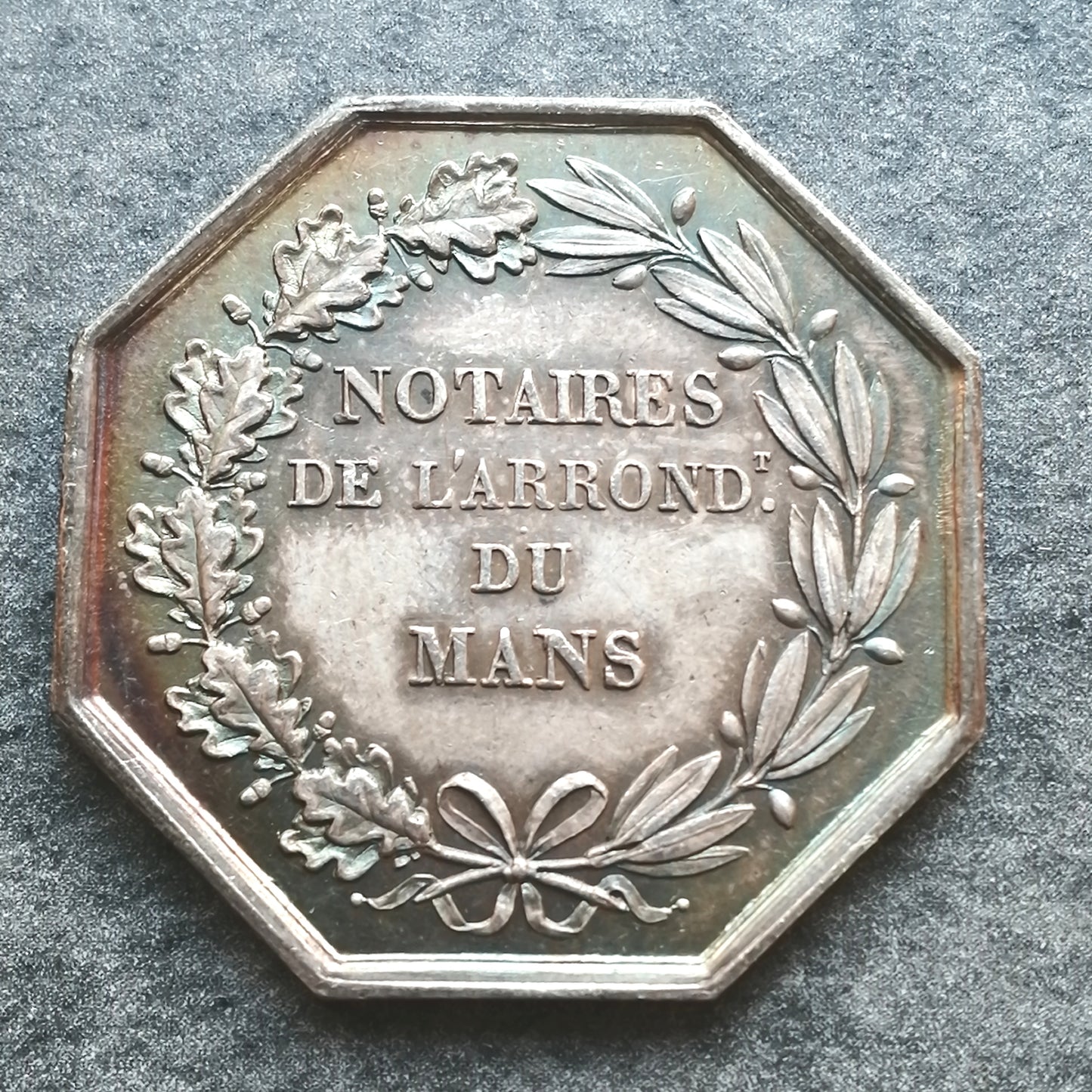 Jeton Notaires du Mans Argent 11.26 gr 29 mm