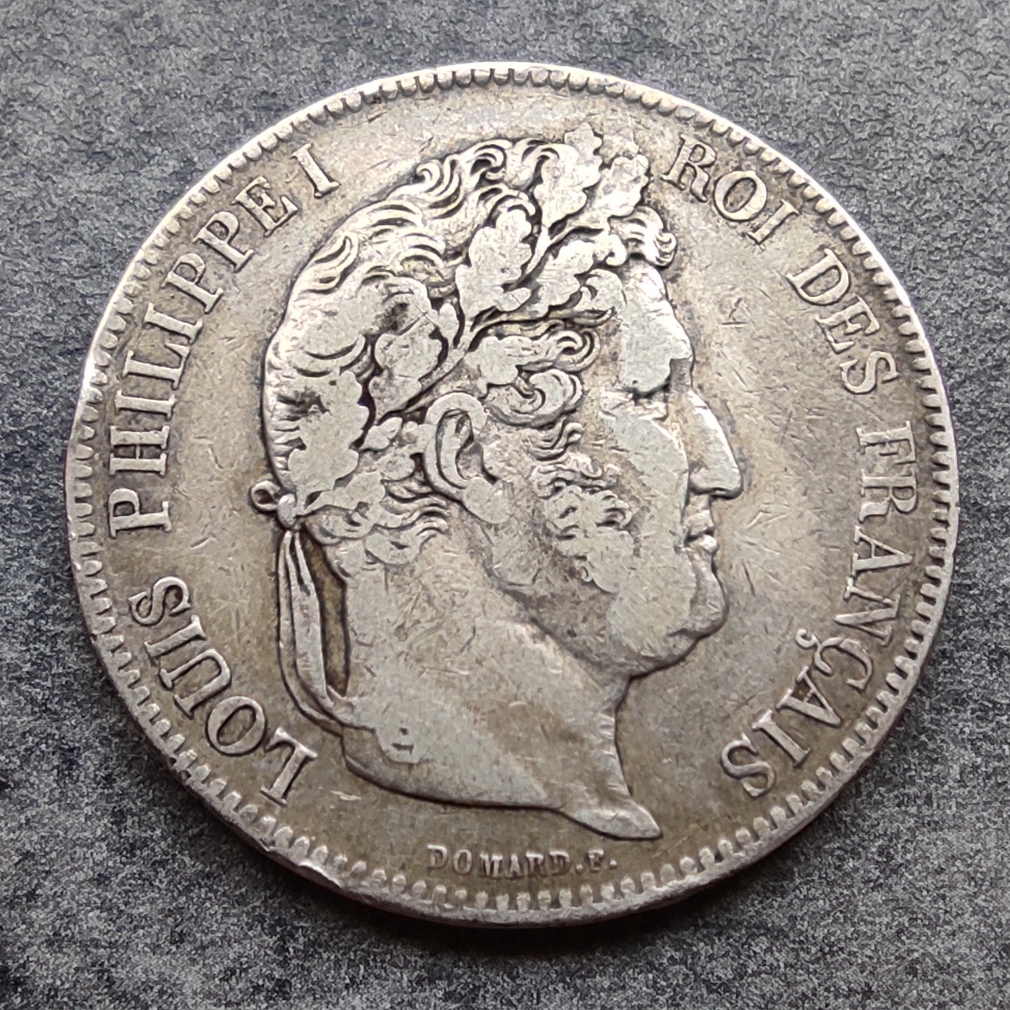 Luis Felipe I (1830-1848) 5 Francos 1832 W Lille Plata 24,91 gr