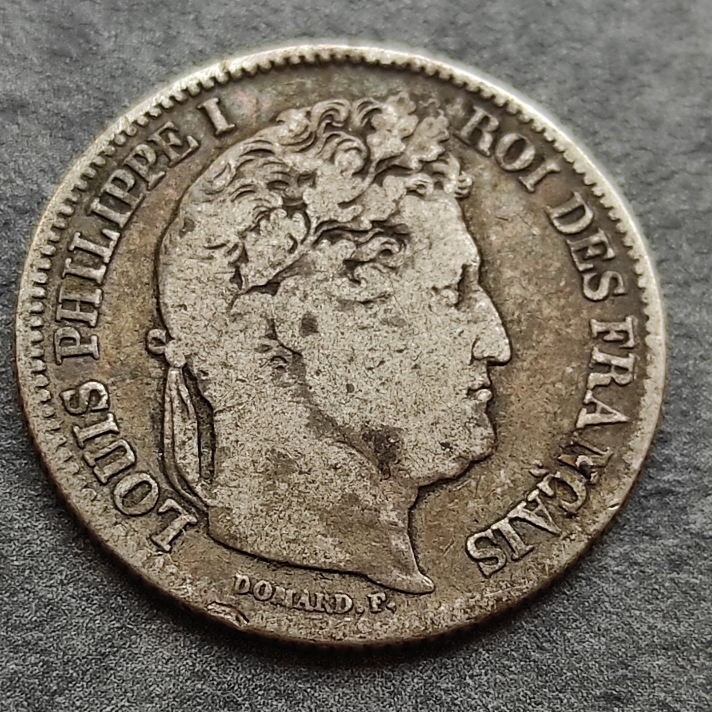 Luis Felipe I (1830-1848) 1 franco 1832 A París Plata 4,84 gr