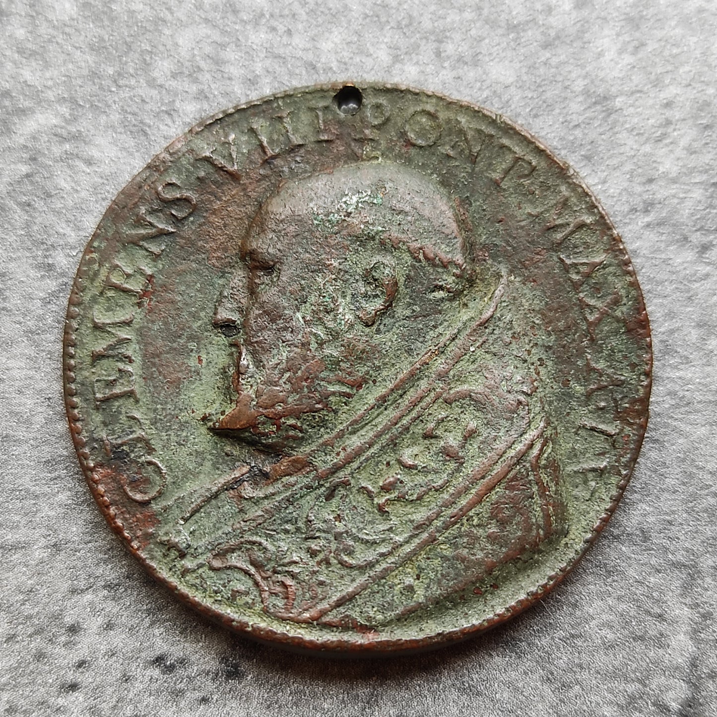 Medalla Vaticano y Estados Pontificios Clemens VIII (1592-1605) Absotvto Anno Ivbilei 37 mm 24,58 gr