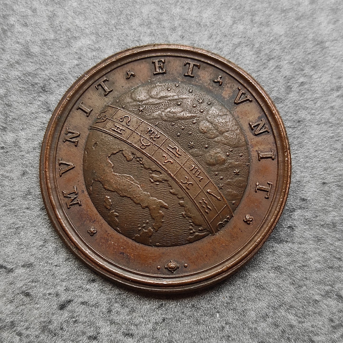 Medalla Vaticano y Estados Pontificios Alejandro VIII (1689-1691) Mvnit y Vnit 38 mm 22,27 gr