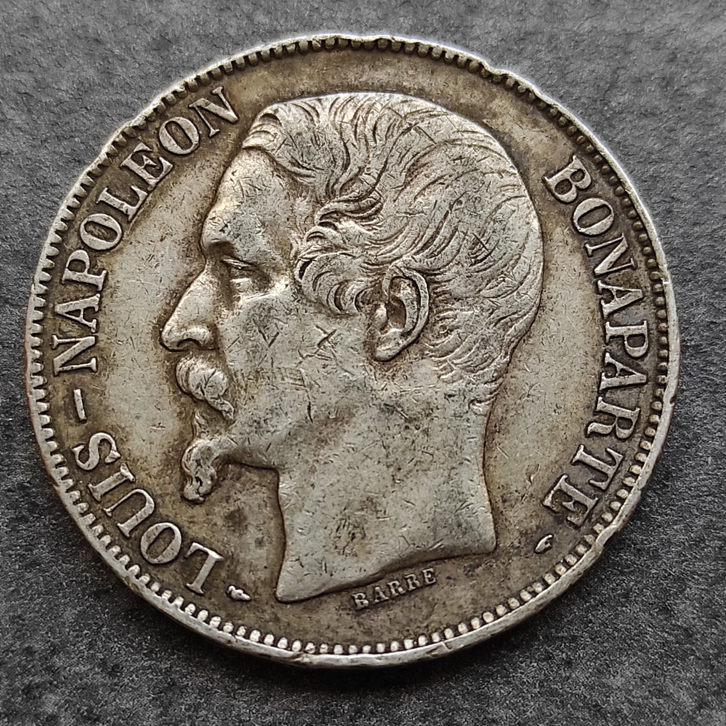 Napoleón III (1852-1870) 5 francos 1852 Plata 24,82 gr