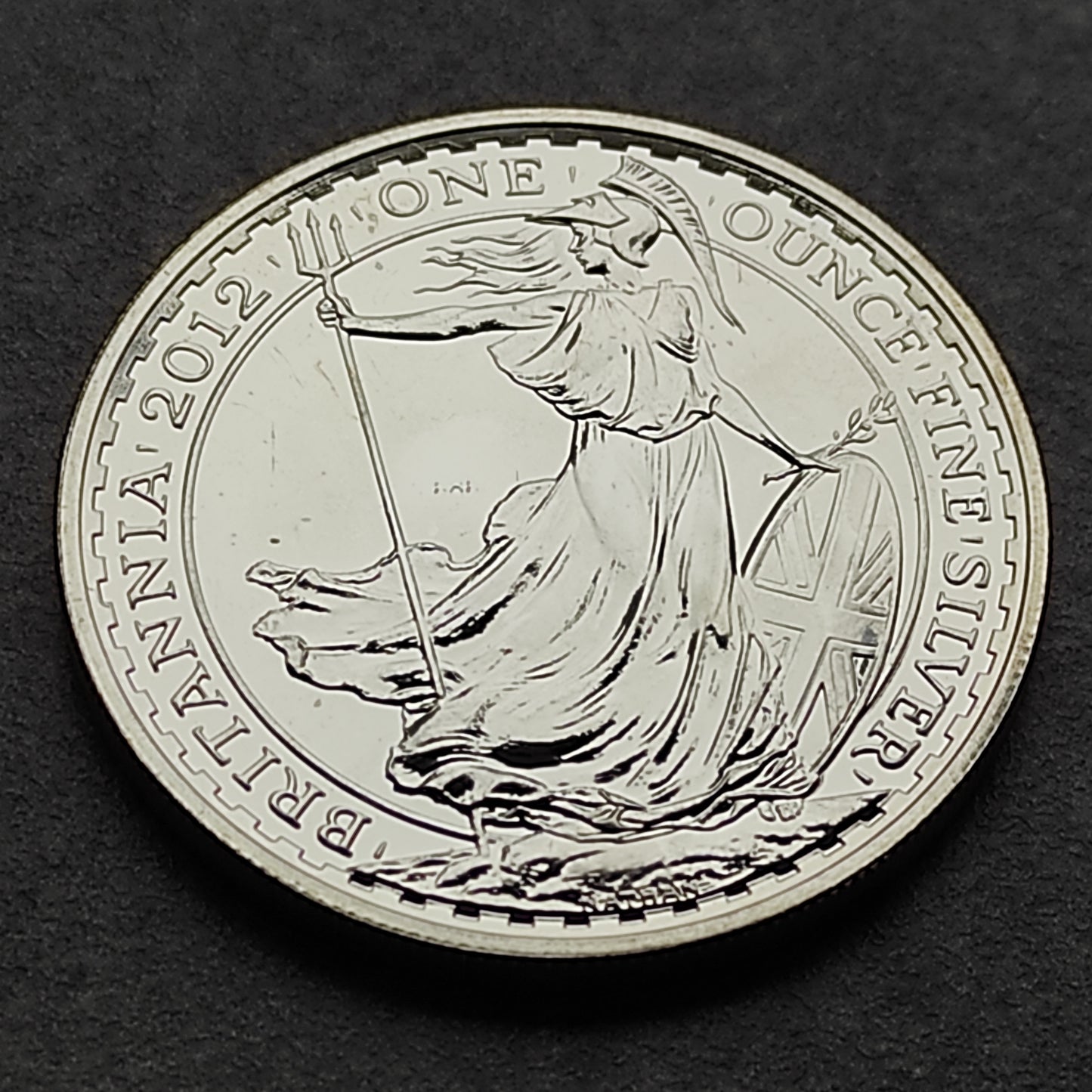 United Kingdom 2 Pounds 2012 Britannia 1 Once Silver 1 Oz Fine Silver 958 ‰