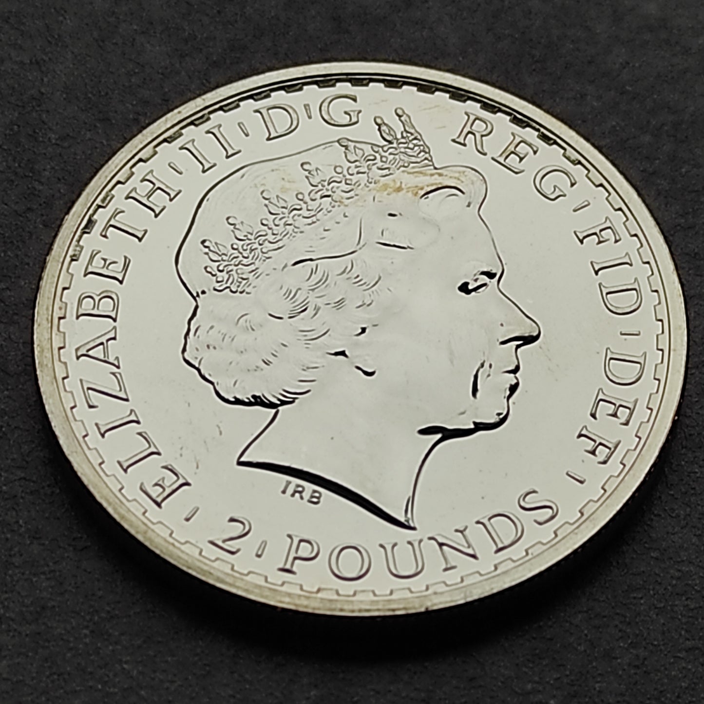 United Kingdom 2 Pounds 2012 Britannia 1 Once Silver 1 Oz Fine Silver 958 ‰