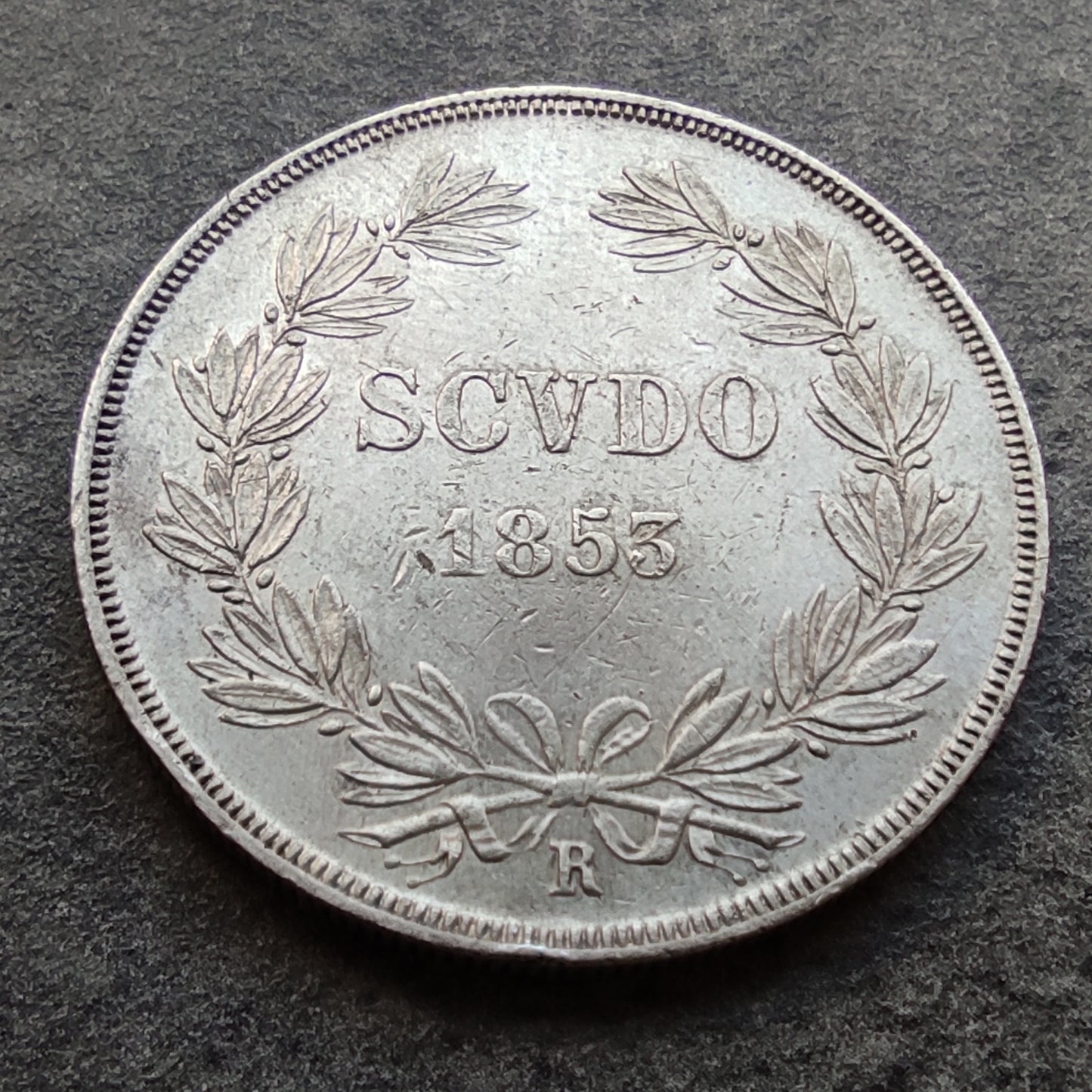 Vatican Pius IX (1846-1878) Scudo 1853 R ROME Anno VIII Argent 26.80 gr