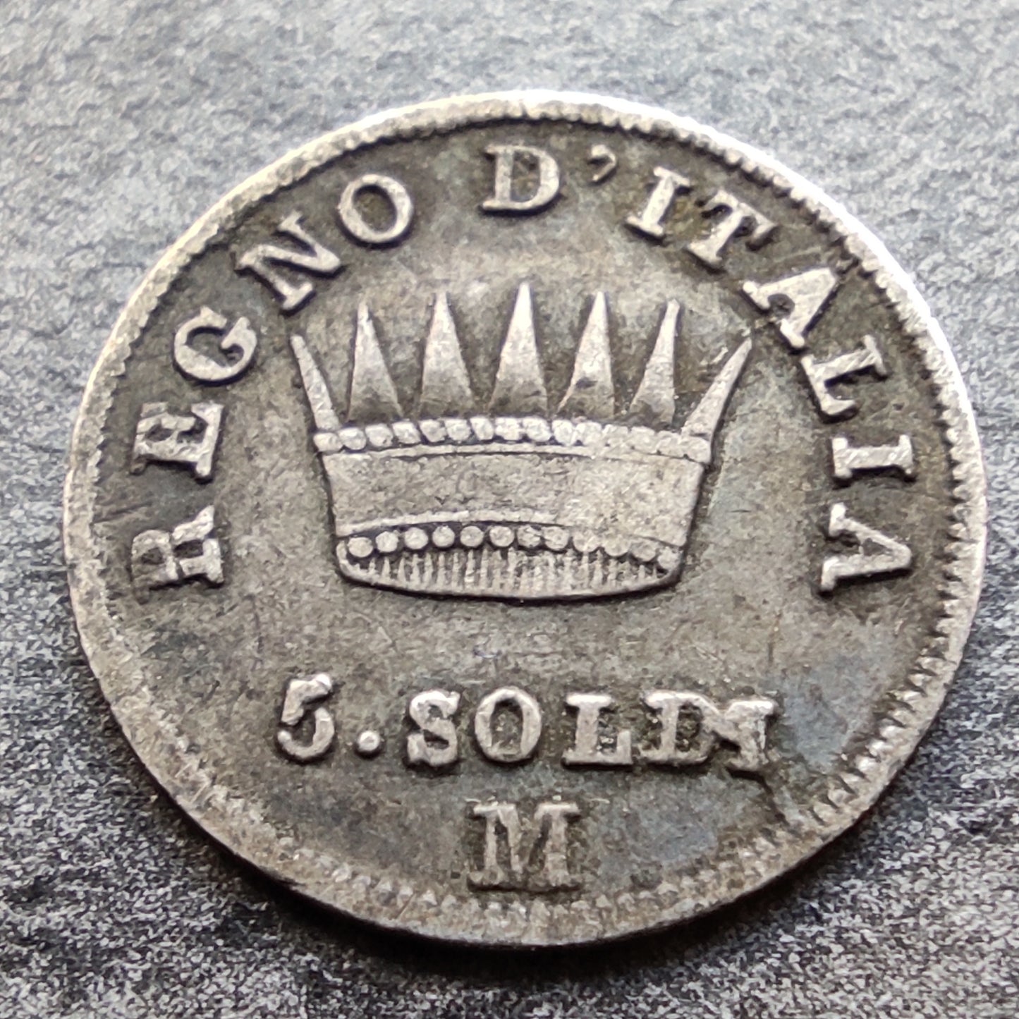 Napoléon ier 5 money 1811 Milan Kingdom of Italy Argent 1,18 gr