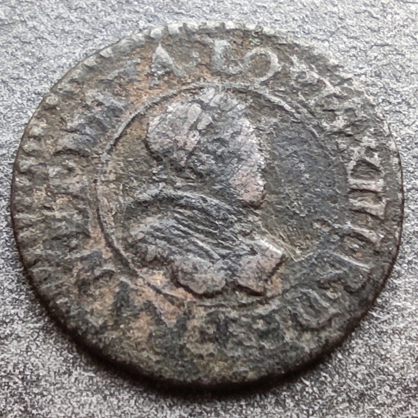 Luis XIII (1610-1643) Torneos Denario 1615 X Amiens 1,28 gr