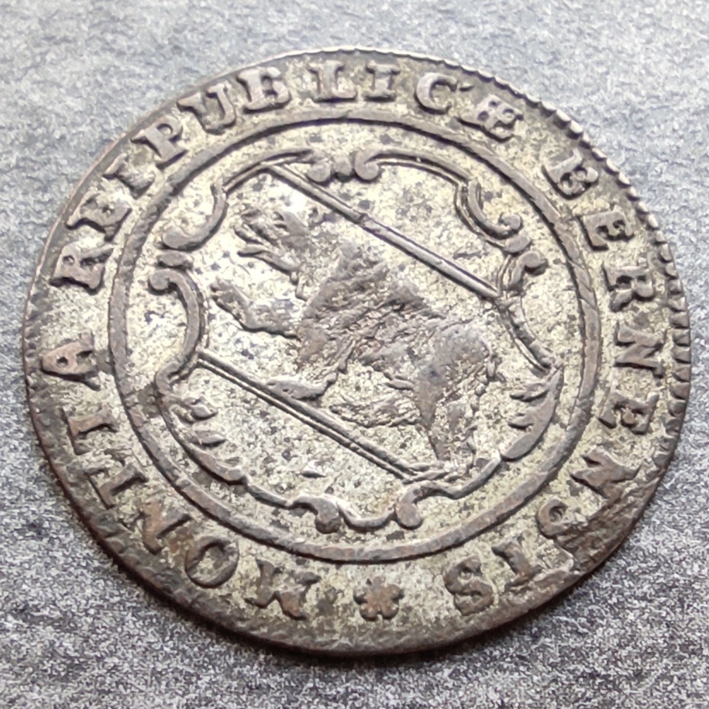 Switzerland Canton of Bern 1/2 Batzen 1788 Billon 1,63 gr