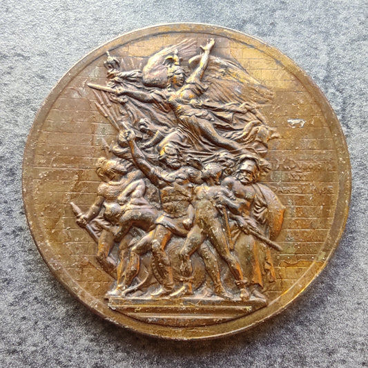 Marseillaise medal H. Dubois after RUDE 56.85 gr 50 mm