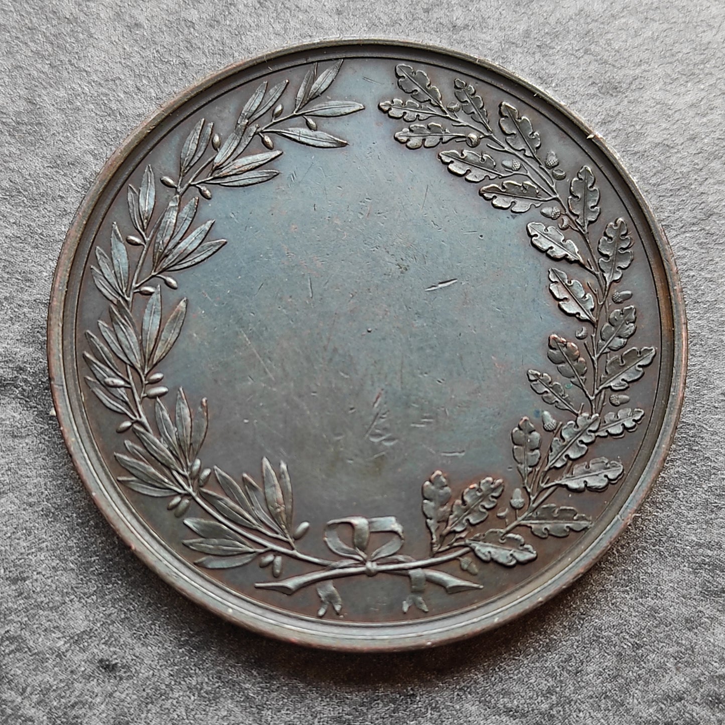 Copper medal awarded by the Agricultural Comice of Clamecy Nièvre. 28.73 gr 39 mm