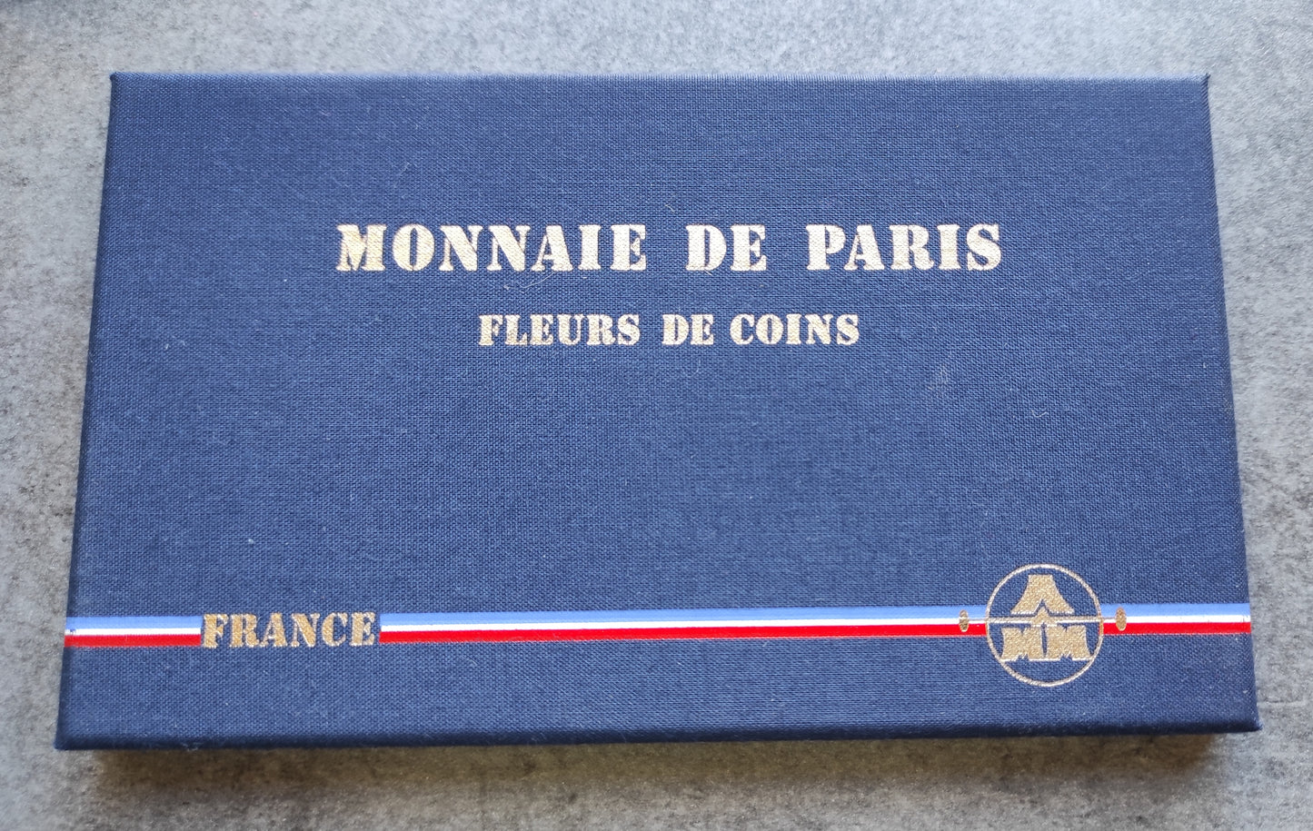 Caja Flores Moneda 1988 Francia Monnaie de Paris