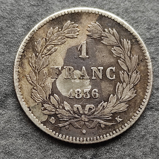 Louis-Philippe- 1 Franc 1845 Rouen