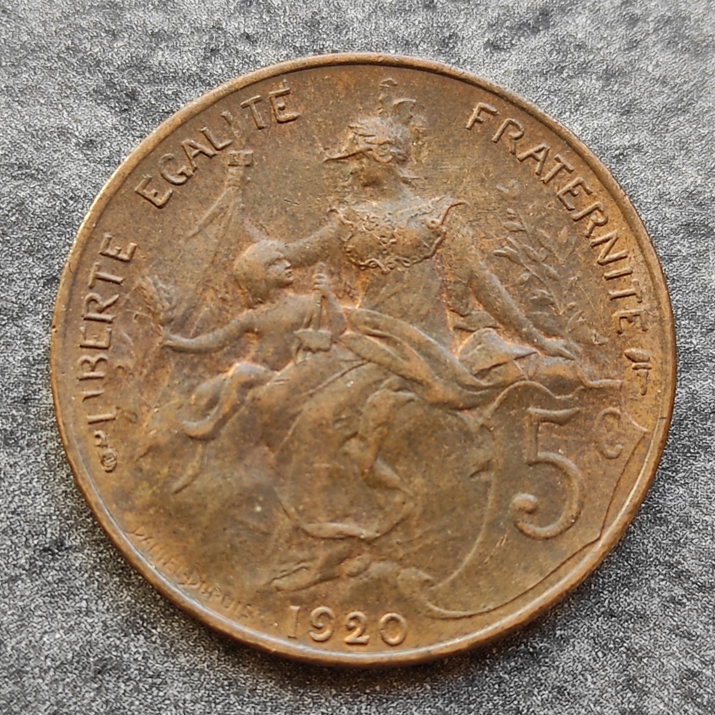 Dupuis 5 centavos 1920