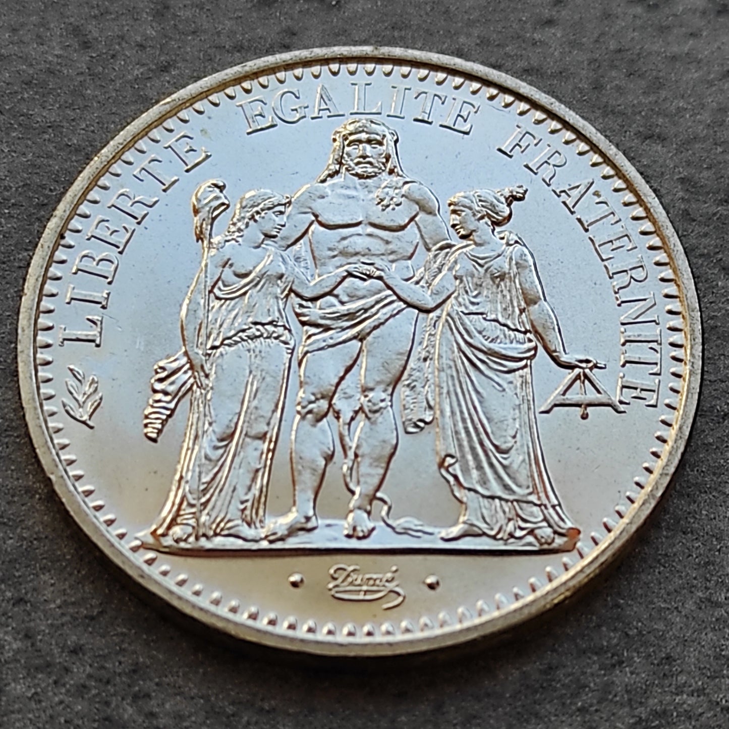 10 Francos Hércules 1973 Plata