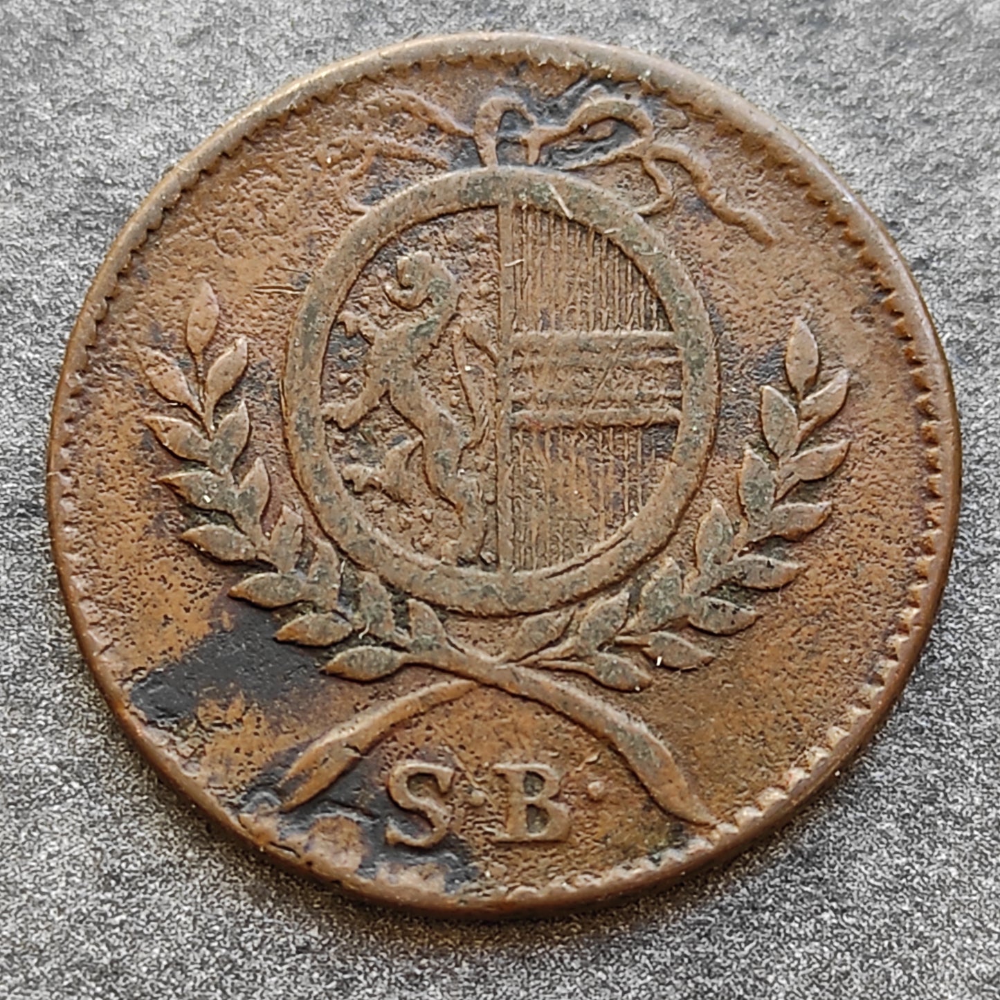 Austria - Obispado de Salzburgo - 1 Kreutzer 1790 Hieronymus Von Colloredo - 5,17 gr